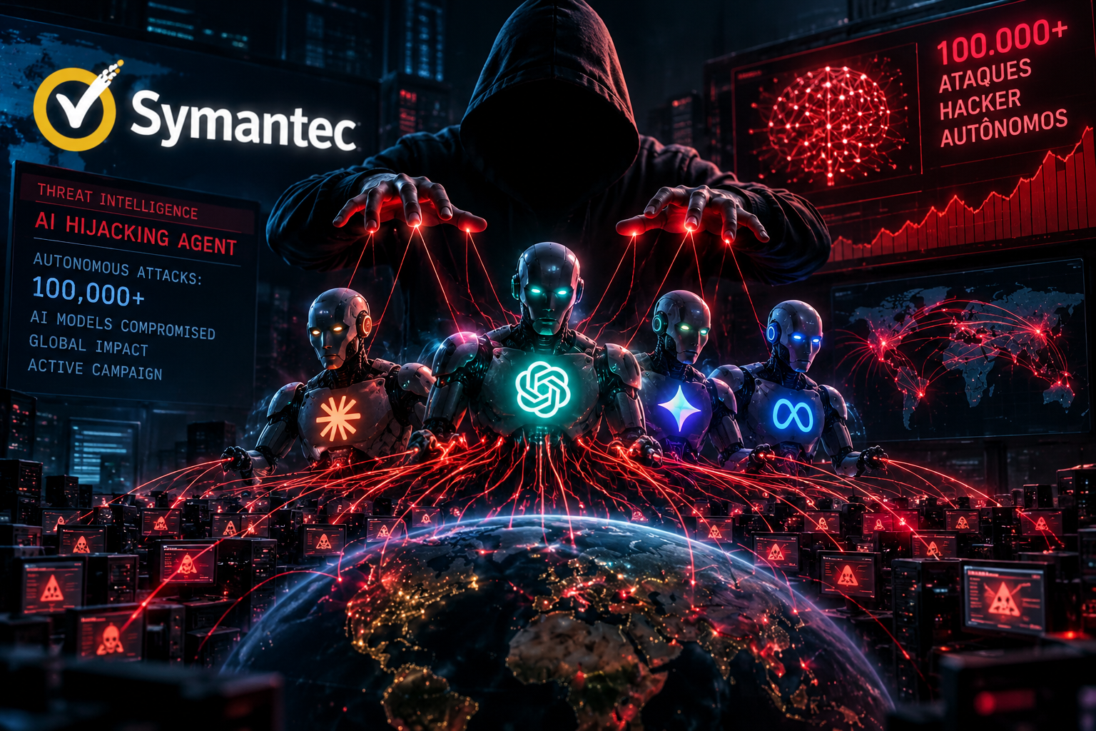 Pesquisadores da Symantec identificam agente de IA que realiza ataques cibernéticos de forma autônoma